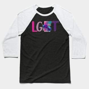L G BEE T | LGBT | Bisexual Shirt Baseball T-Shirt